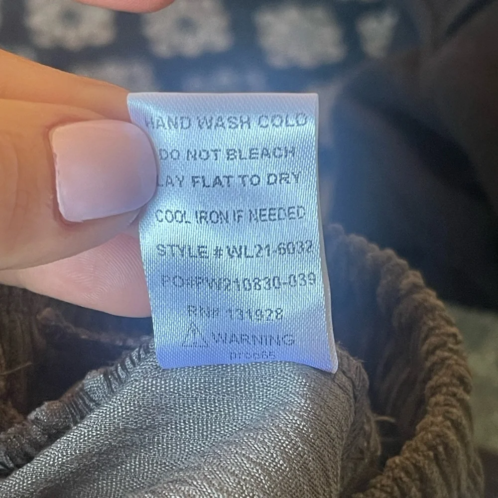 Wishlist Corduroy Mini Skirt - Charcoal Gray - Picture 10 of 10